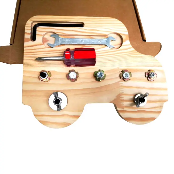 Wooden Montessori Educational toys Learning Toys for Children Kids Over 3 Year Old kids screwdriver toy set