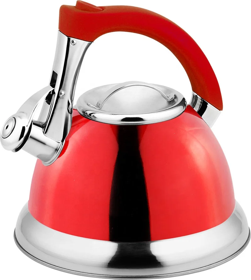 stainless steel whistling water tea kettle for stove top