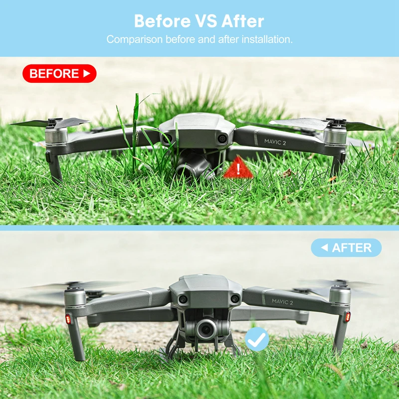 STARTRC Extension 35mm Landing Gear Tripod for DJI Mavic 2 Pro Zoom Drone Accessories