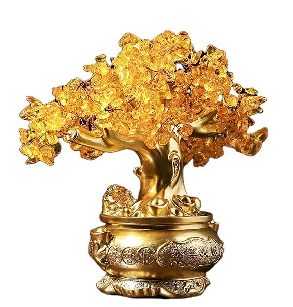 Роскошный Кристалл в американском стиле, роскошное украшение с уникальным ручной работы, искусство и ремесла, украшения из дерева Фортуны