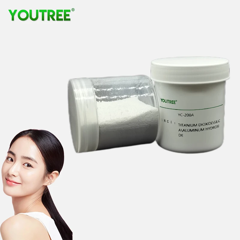 YOUTREE YC-200A Factory Supply Cosmetic Raw Material Tio2 Nanoparticle Hydrophilic Nano Titanium Dioxide