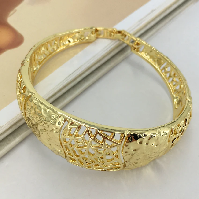 Роскошные 24K позолоченный ювелирных изделий в Дубае свадебные ожерелье ювелирные изделия бразильские 18K Позолоченные Африканские украшения FHK13706