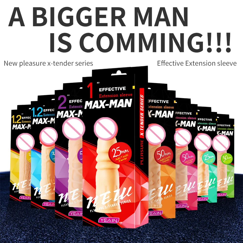 R Liquid Silicone Hollow Dildo Reusable Realistic Penis Enlarger Condom Sex Toy Male Cock Ring Delay Ejaculation Penis Extender