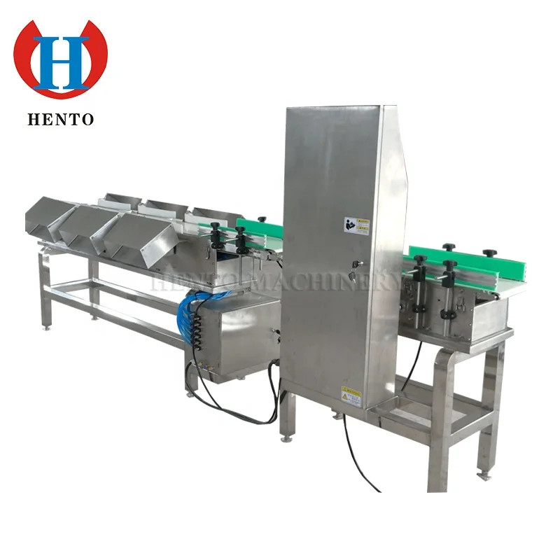 China Manufacturer Chicken Meat Weight Grading Machine / Shrimp Sorting Fish