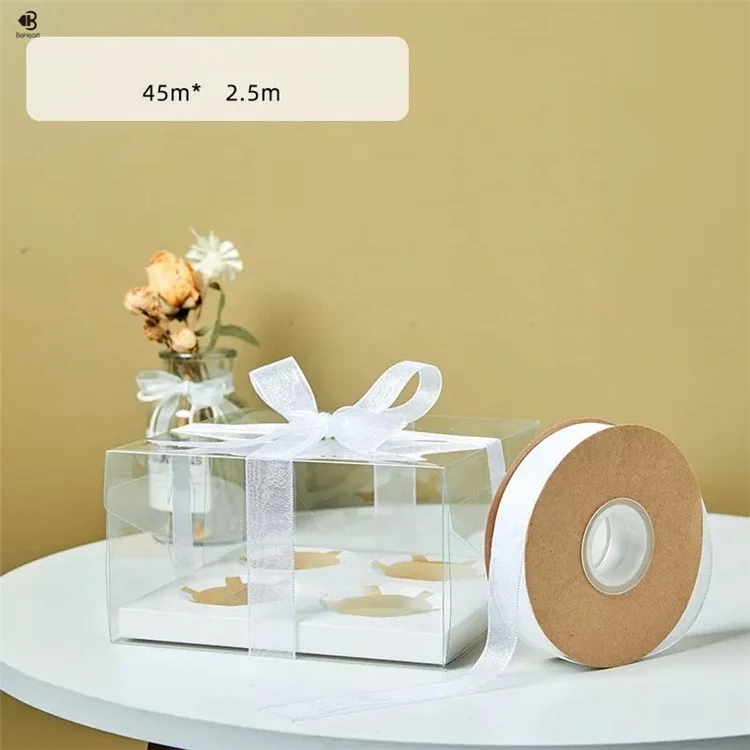 
Beheart Colors Christmas Hot Stamping Bow Diy Packaging Cake Box Decoration Ribbon Mixer 