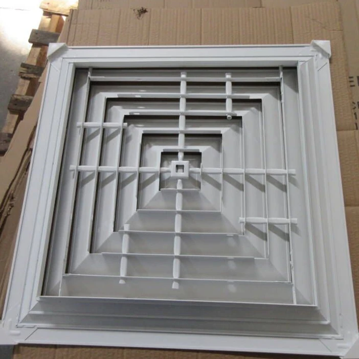 Ventilation adjustable hvac air diffuser air conditioning grills