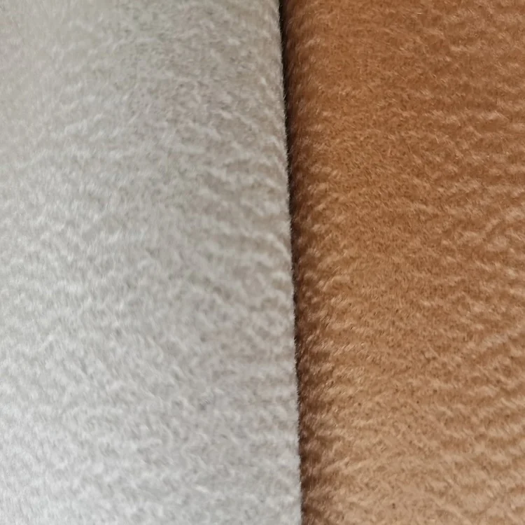 High Quality Merino Wool  100s Baby Lambswool Woolen Fabric Style Pattern Coats  Weight Material