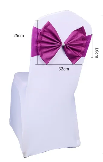 Распродажа, пояс для стула LONGSUN из спандекса, свадебный стул с бантом по заводской цене, свадебный стул с бантом
