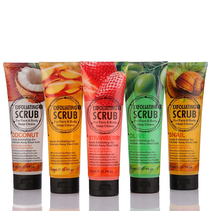 Manufacturers direct wholesale Gentle exfoliating gel cream moisturizing facial cleaning scrub