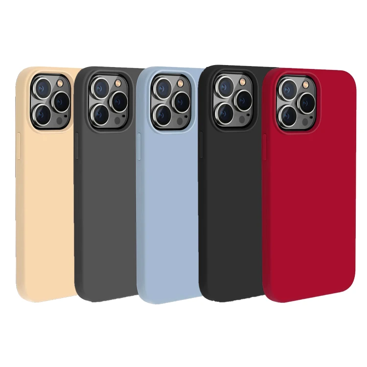 Protective Case Luxury Mobile Phone Bags Accessories Matte Plating Square Frame Thin Phone Cases Custom For iPhone 13 Pro Max