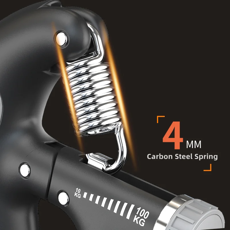 Power Fitness Arm Trainer Black Strength Hand Grip Gymnastics 20kg Gym Sports Adjustable Resistance Metal Hand Grip 50kg 10-40kg