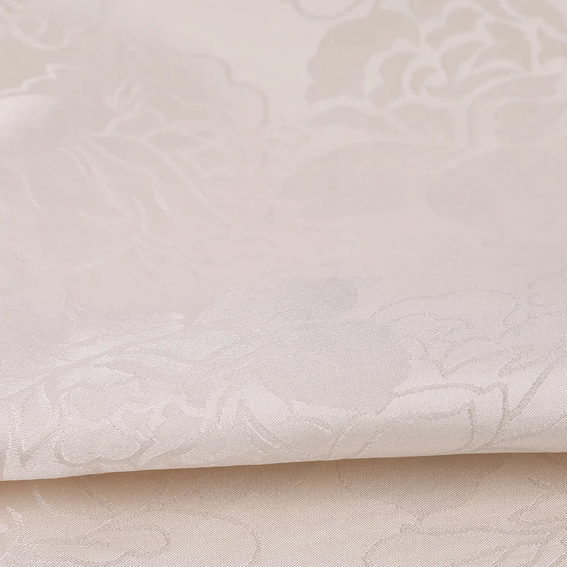 Chinese silk floral glossy 100% silk dyeable brocade satin for cheongsam dresses