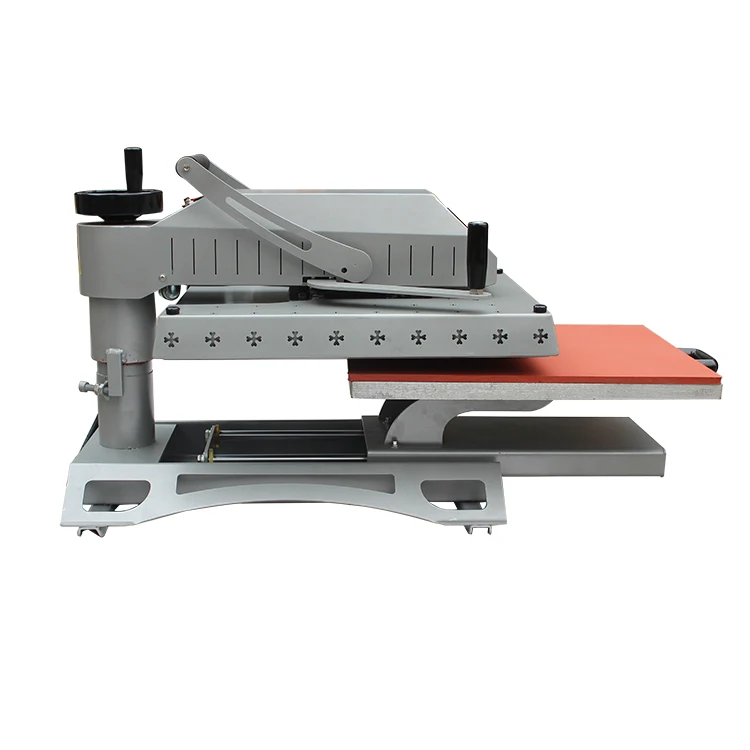 Durable swing arm manual heat press with slide out 40x50 heat press transfer machines for sale