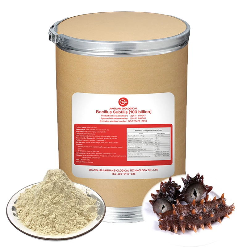 Hot Sales High Purity Bacillus Subtilis Supplement Best Prices Animal Feed Probiotics For Feed Additives For Trepang