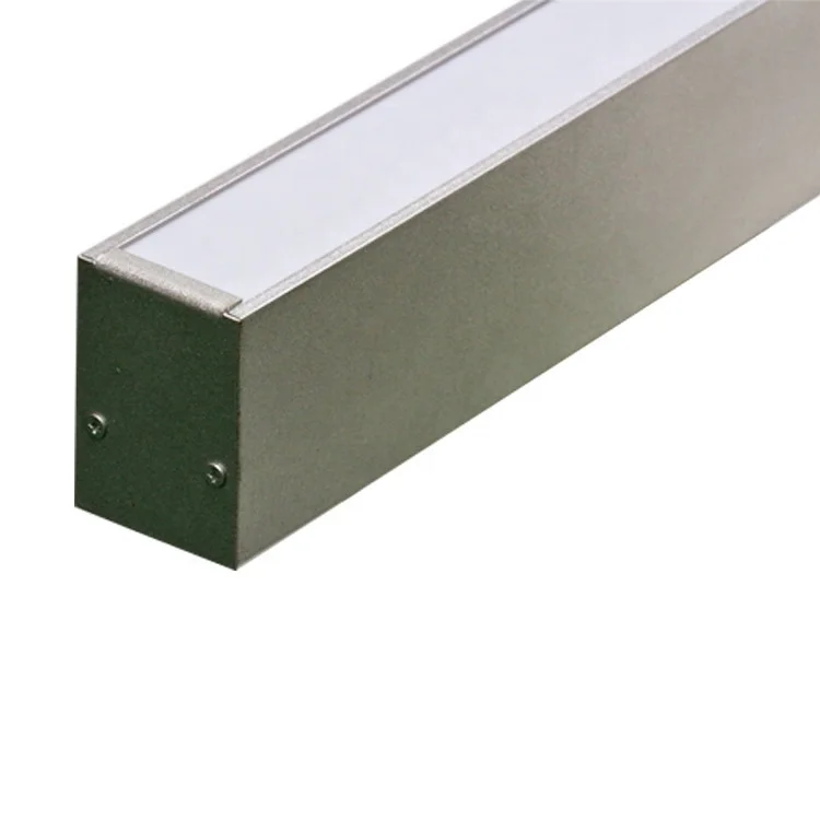 Wholesale office living room black 18w classic modern design aluminium linear suspended lamp