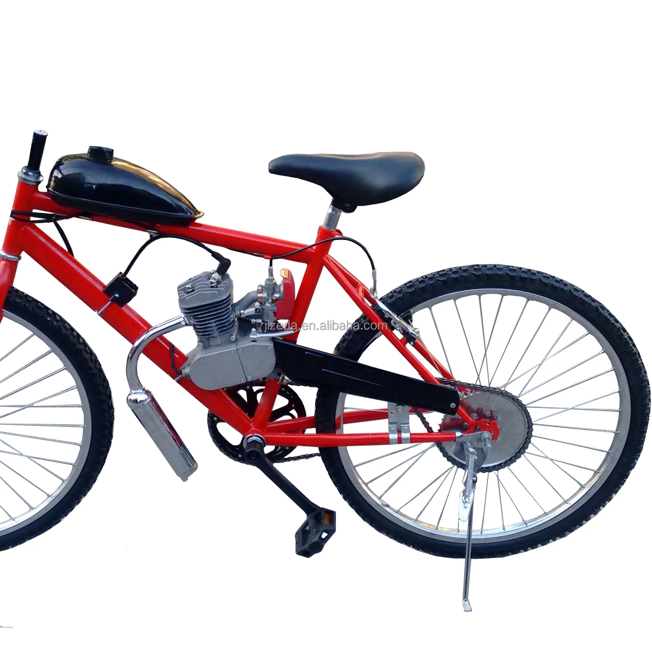Бензиновый велосипед пляжный Круизный мопед двухтактный 80cc 100cc велосипедный двигатель