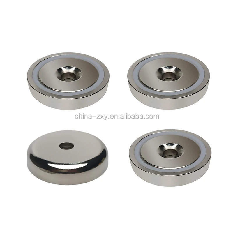 NdFeB Neodymium Pot Magnet with countersunk hole/pot magnet countersunk