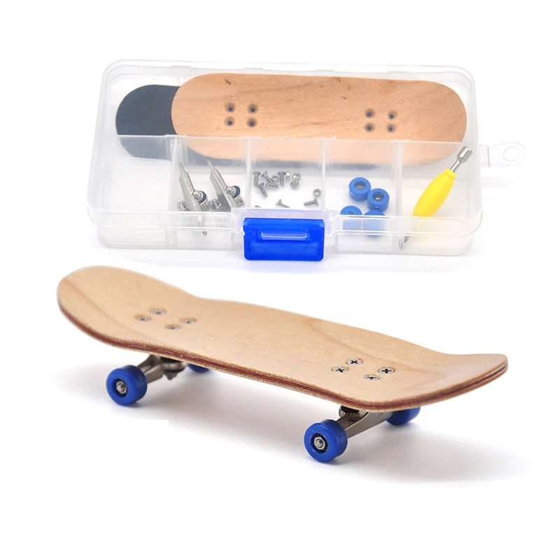2022 Professional Fingerboard Set Finger Skateboard Storage Box Set Bearing Wheel Fingertip Finger Skateboard