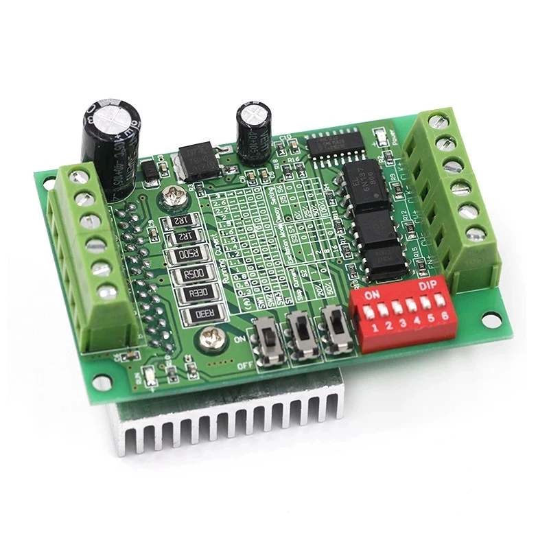 Драйвер шагового двигателя 1 Ось плата контроллера 3.5A 10V-35V фрезерный станок с чпу контроль низкого напряжения резервом нагрева токовой защиты TB6560