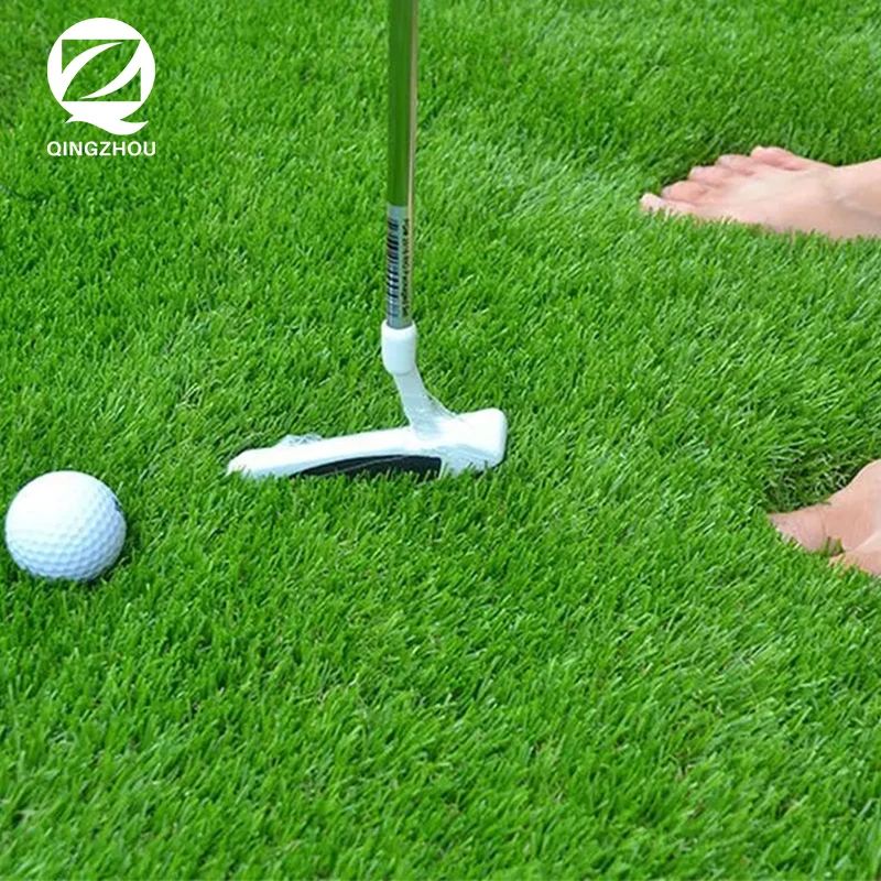 QINGZHOU Eco friendly 8mm 10mm 12mm 15mm 16mm 20mm 25mm 30mm 35mm 40mm 50mm outdoor grass carpet artificial grass turf