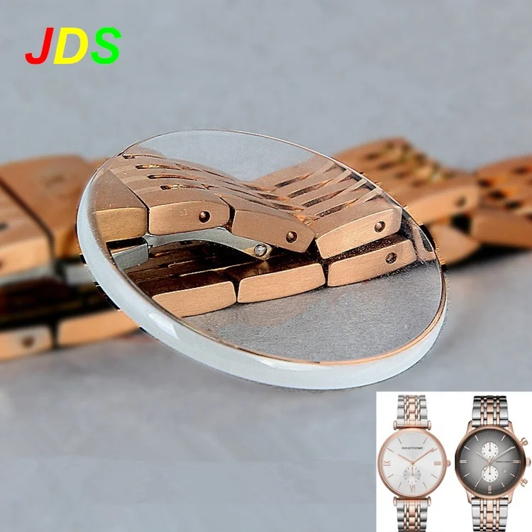 High Definition Blue AR-Coating Domed Sapphire Crystal Watch Glass