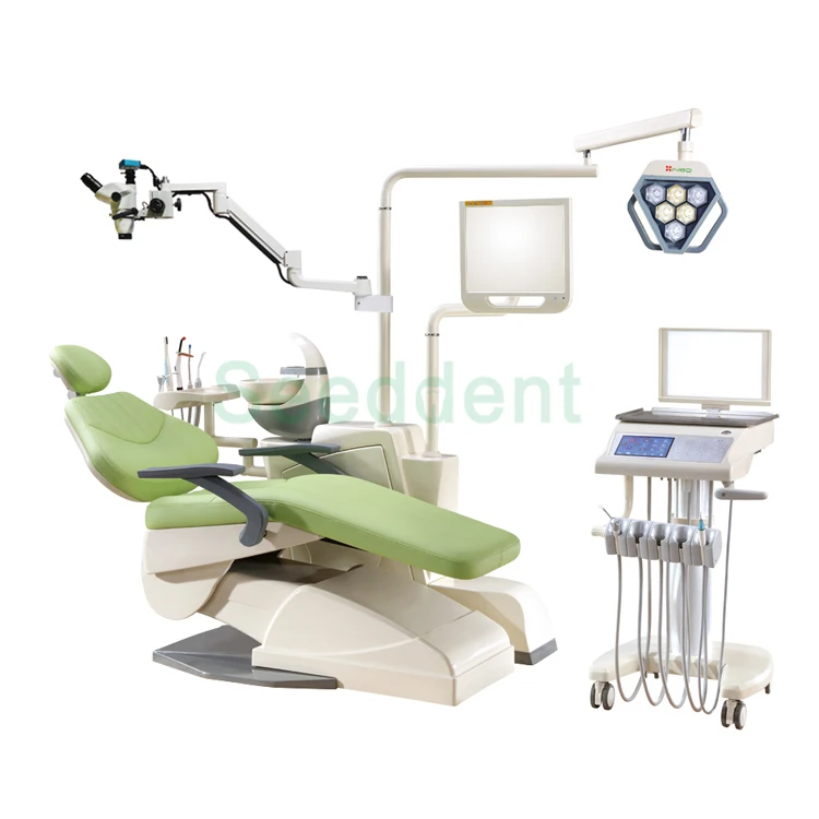 2.5X - 25X Clip Type LED Dental Microscope with Built-out Camera Binocular Dental Operating Microscope