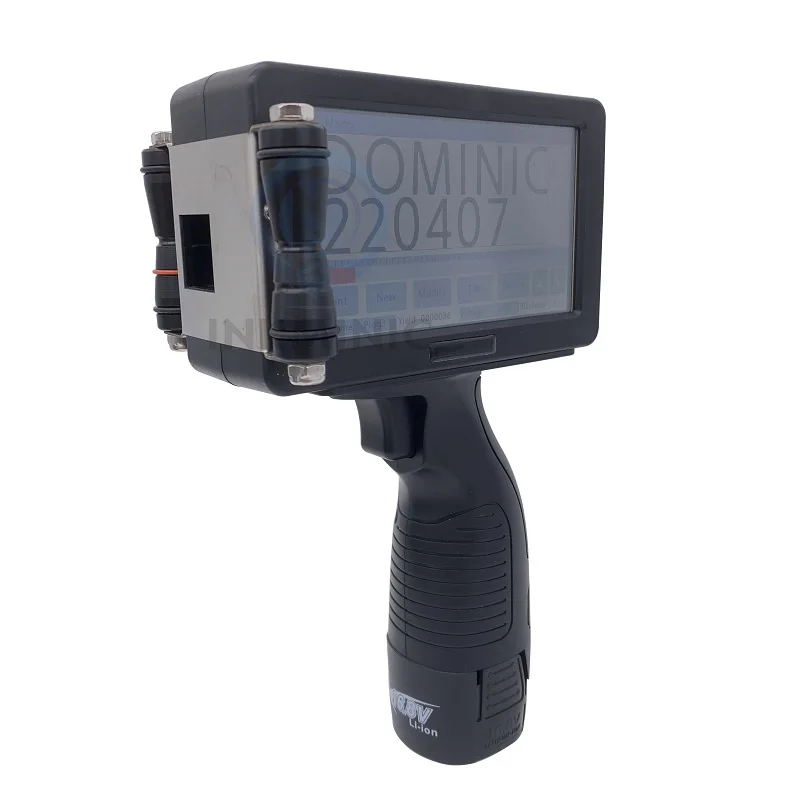 With 42ml Cartridge Portable Hand Held TIJ Date Number Batch Code Stamp Printer Coding 2.5 Ink Jet Handheld Inkjet Printer