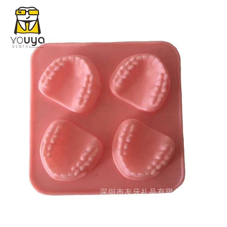 Customize Silicone Tooth Shaped Ice Cube Tray Teeth Ice Mould
