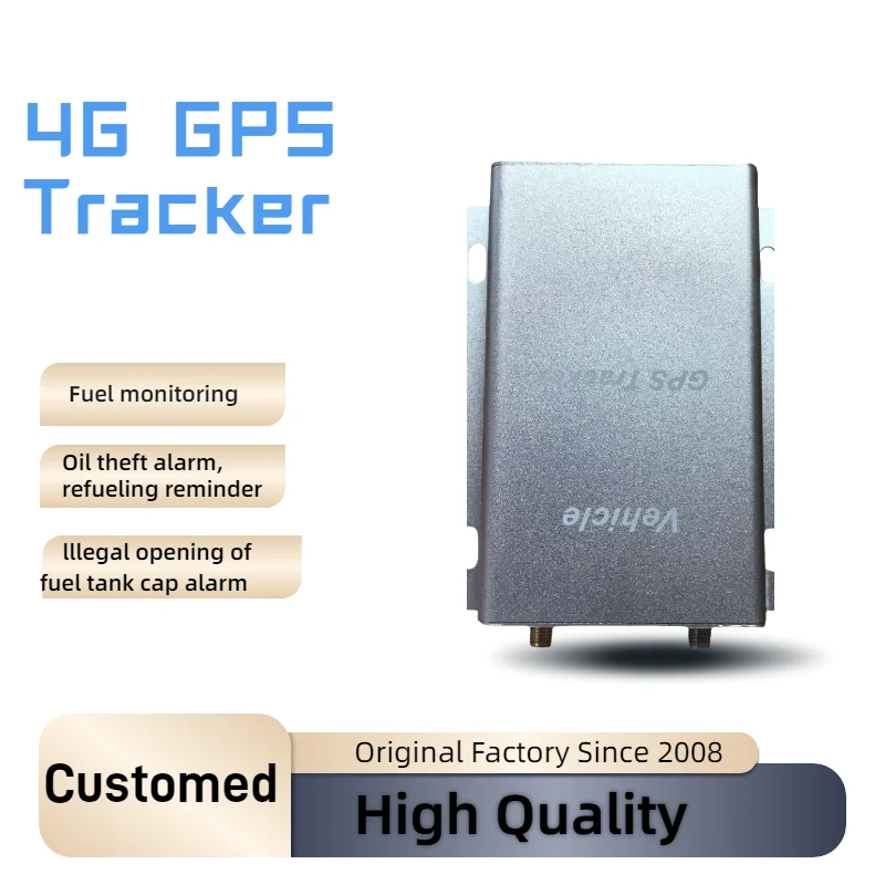 GPS Tracker for Car 1-Year Warranty Over-Speed Alarm Automatic Hard Braking Acceleration Beidou LBS Positioning iOS Android Apps
