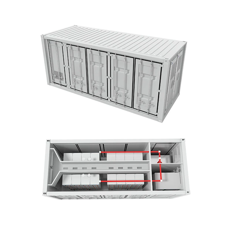 Outdoor 1MWh 2MWh ESS Solar Battery Storage Container with 500KW PCS and 280Ah LiFePO4 Battery 20feet 40ft