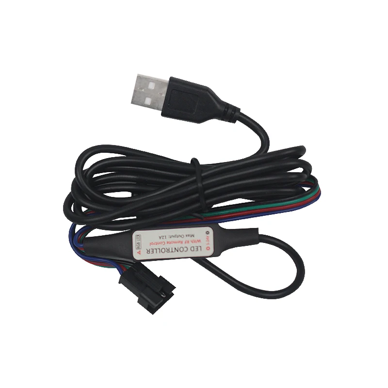 DC5V 12V 24V RGB mini LED dimming Controller 17 keys RF Wireless Remote Control colorful LED Strip Lights dimmer