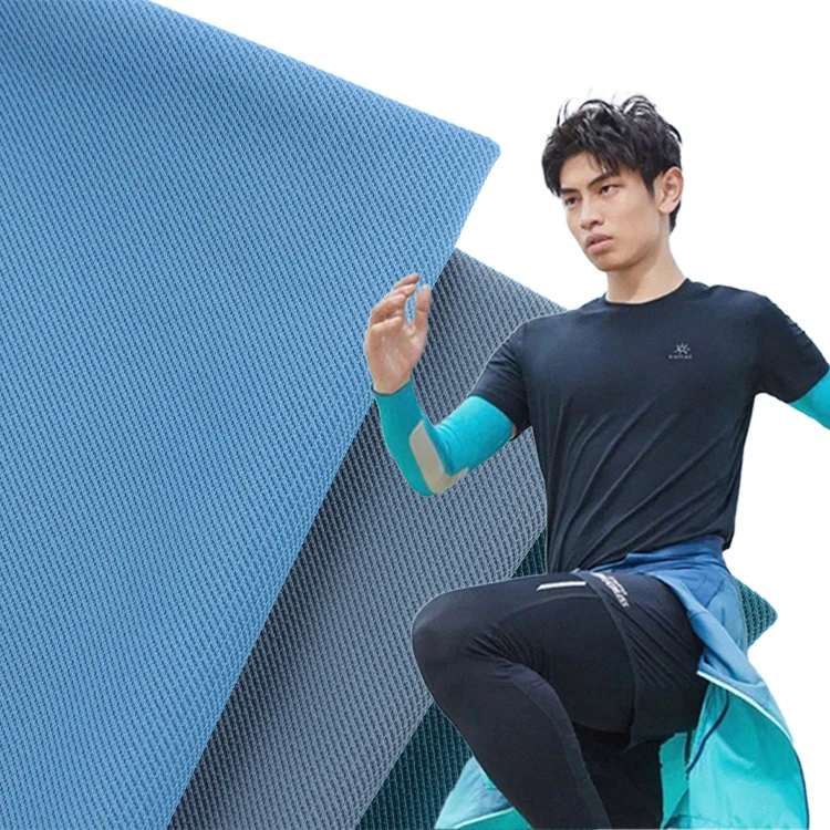 4 Way Stretch Cool Feeling 185g Full Dull Weft Knit Soft Anti Uv Functional Fabric For Sports