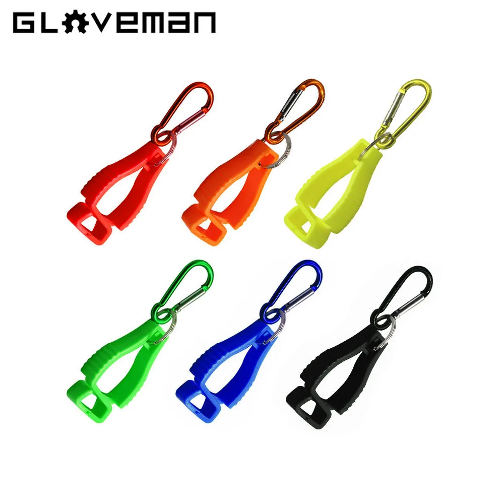 GLOVEMAN custom High strength POM Plastic Anti-lost safety Work Glove Non Slip Clip Hook Grabber glove holder clips