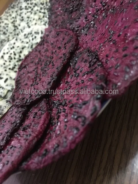 Best Selling Premium Quality Sliced Soft Dried White/Red Dragon Fruit From Vietnam Retail Bulk Air Packing