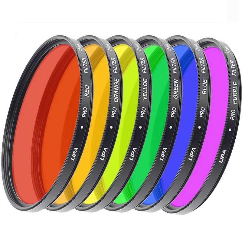 Заводская низкая цена цветной фильтр 49 мм для фильтра камеры