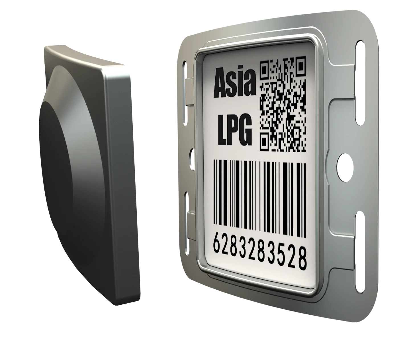 QR Code Mobile phone fast scan LPG filling station permanent barcode tags  for gas bottle Tracking