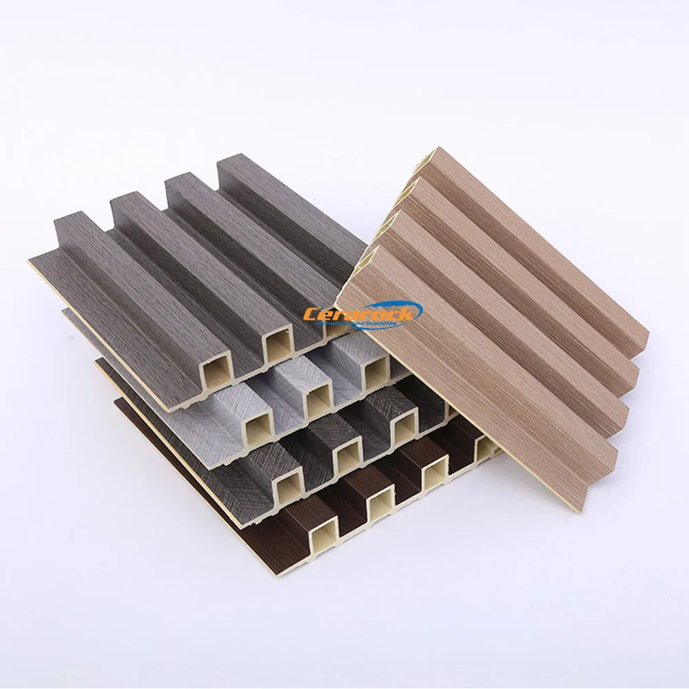 Hot Sale Eco Wood Composite Wpc Board Modern wall panels Laminate Decorative Wall Cladding WPC Wall Panels