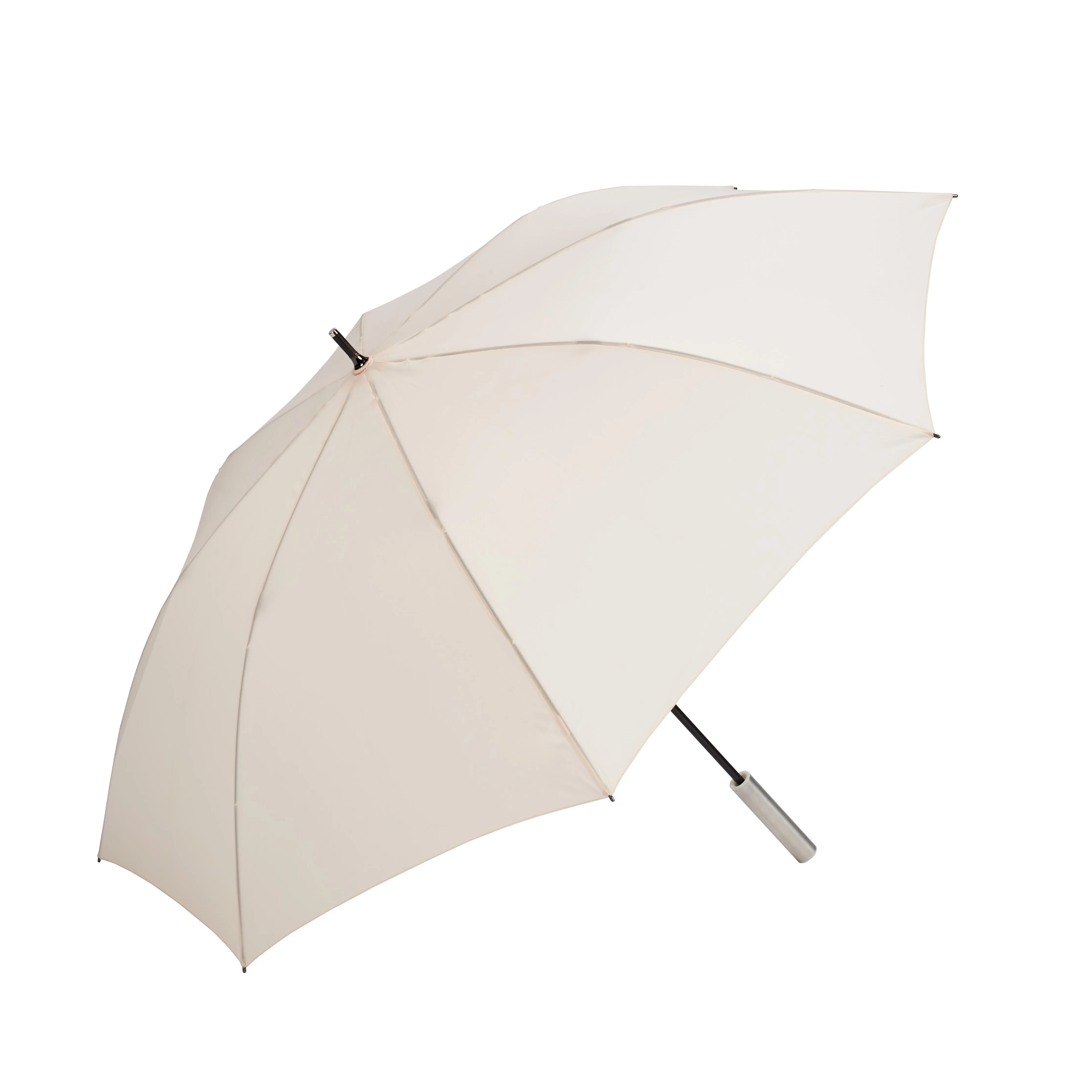 255T Uv Pongee Carbon Fiber Rib Aluminum Handle Semi-Automatic Straight Umbrella Wholesale Supplier Can Be Customized