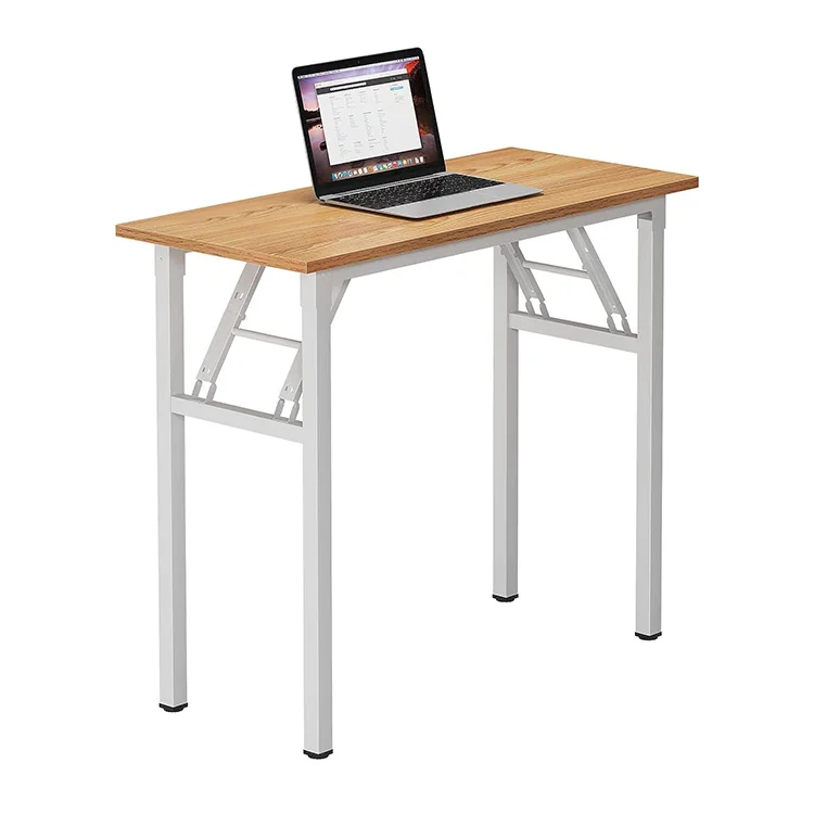 Wholesale Modern Temporary Office Desk Sturdy Foldable Computer Gaming Table Bedroom School Simple Notebook Desktop Home Office