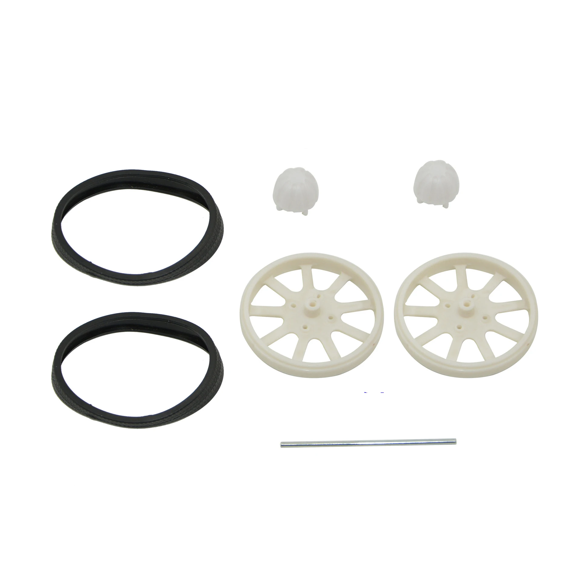 53 мм Пластиковые Колеса DIY модели автомобилей колеса оси оптовая продажа аксессуаров для транспортных средств