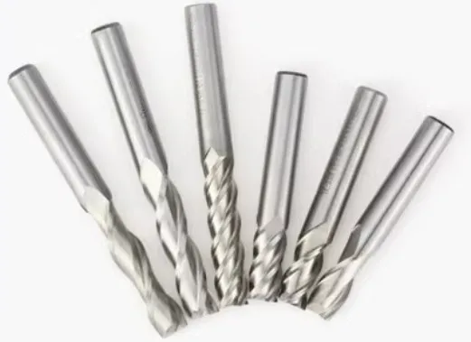 HSS Full Ground End Mill With 2/3/4 Flute For Metal Cutting Wholly Ground Precision End Mills