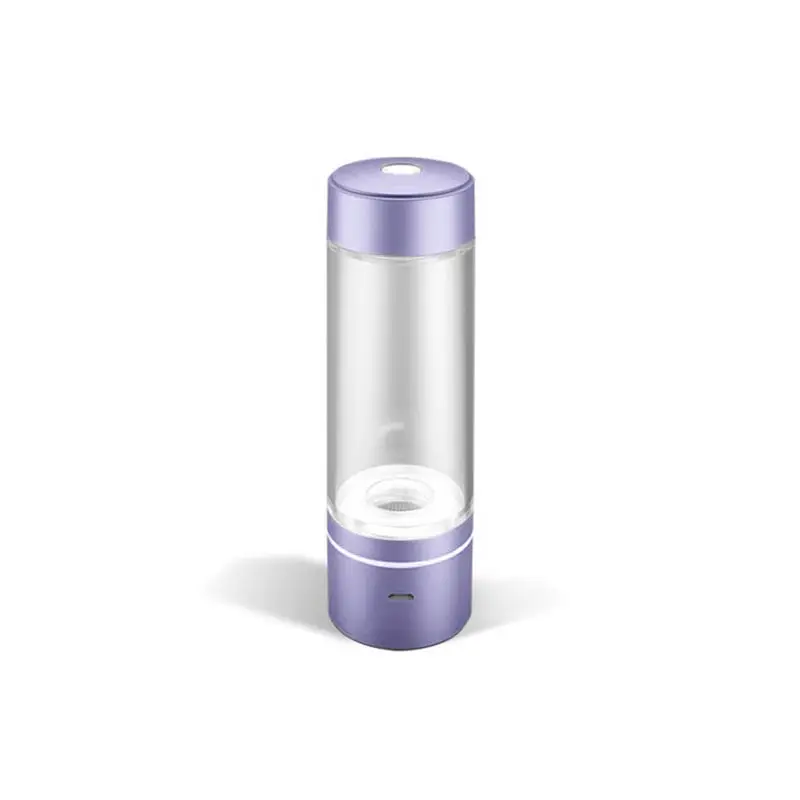 Portable Alkaline Water Bottle USB Rechargeable Glass Alkaline Hydrogen Water Bottle