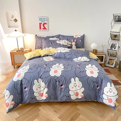 Fashion OEM Factory Supply Kids Bed Sheets Set 100% Cotton Cartoon Bedding Set Four-Piece Bedding Set