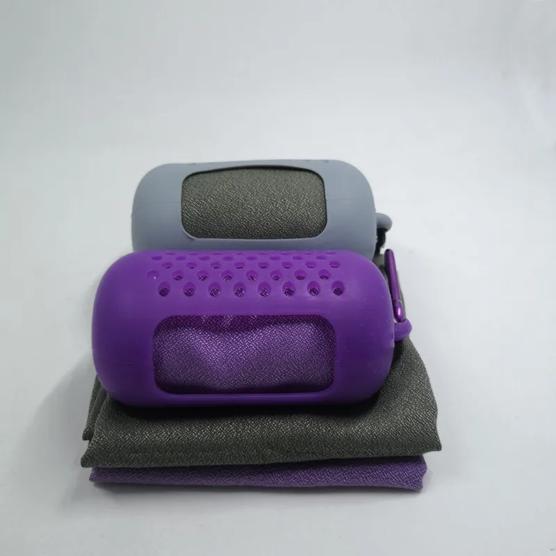 
Portable Outdoor Travel Micofiber Absorbent Towel Sports Summer Cooling Quick Dry Towels 