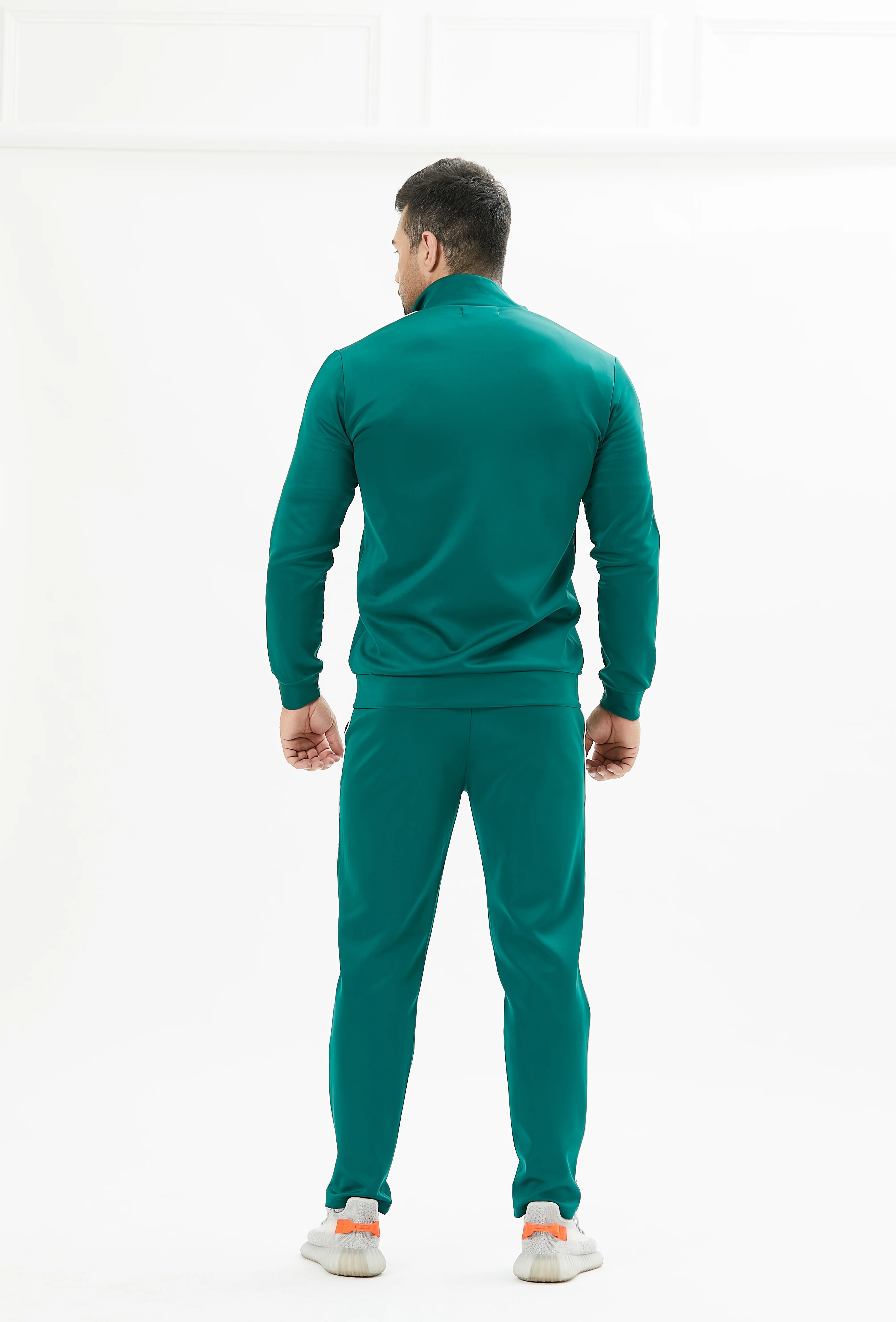 Оптовая продажа 2021, высококачественные мужские костюмы для бега на молнии, мужской комплект из двух предметов для бега