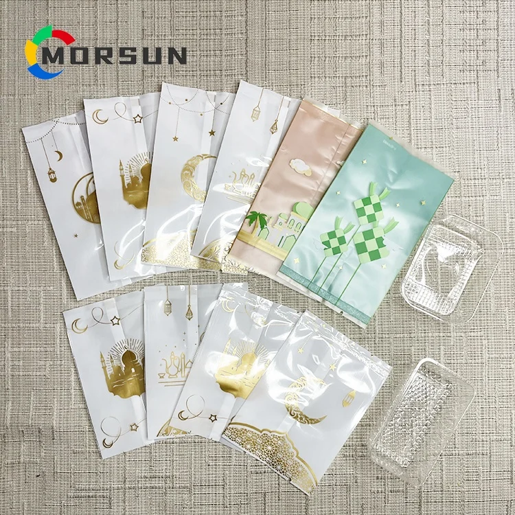 100pcs Chinese Rabbit New Year Candy Hot Seal Bags For Nougat Cookies Food Packaging Decoration