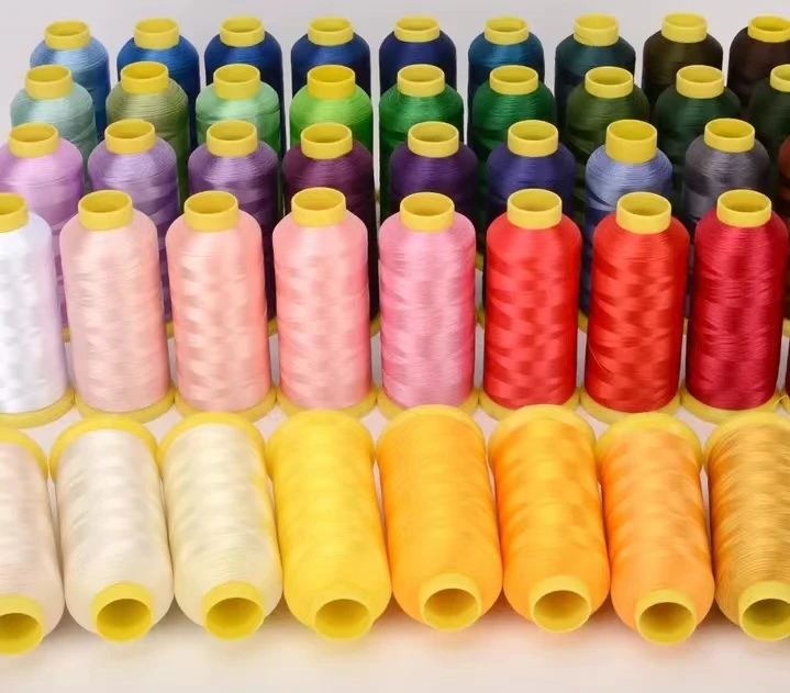 Manufacturer Sell Custom Cheap Price 120D 150D  Embroidery Thread