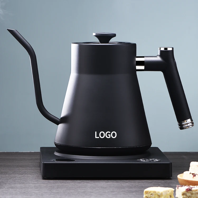 Jiangmen Manufacturer Custom Professional Modern Design Long Swan Neck Electric Kettle Jug Electronic Pot For Boiling Coffee
