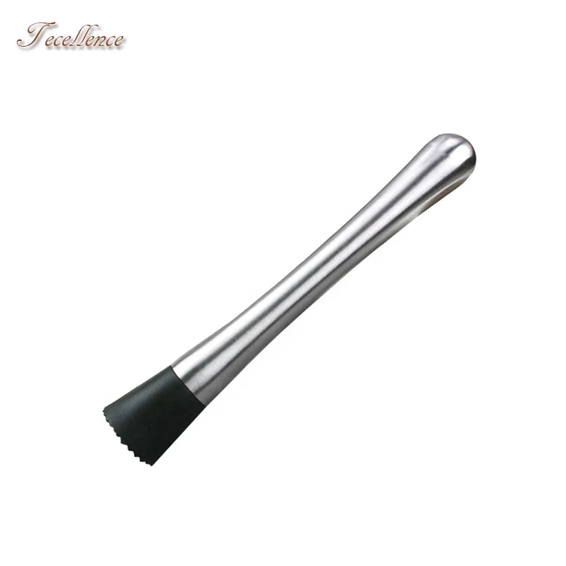 Reliable and Cheap Bar Muddler Stainless Steel Cocktail Muddler, Metal Muddler for Old Fashioned Mojito and Cocktail