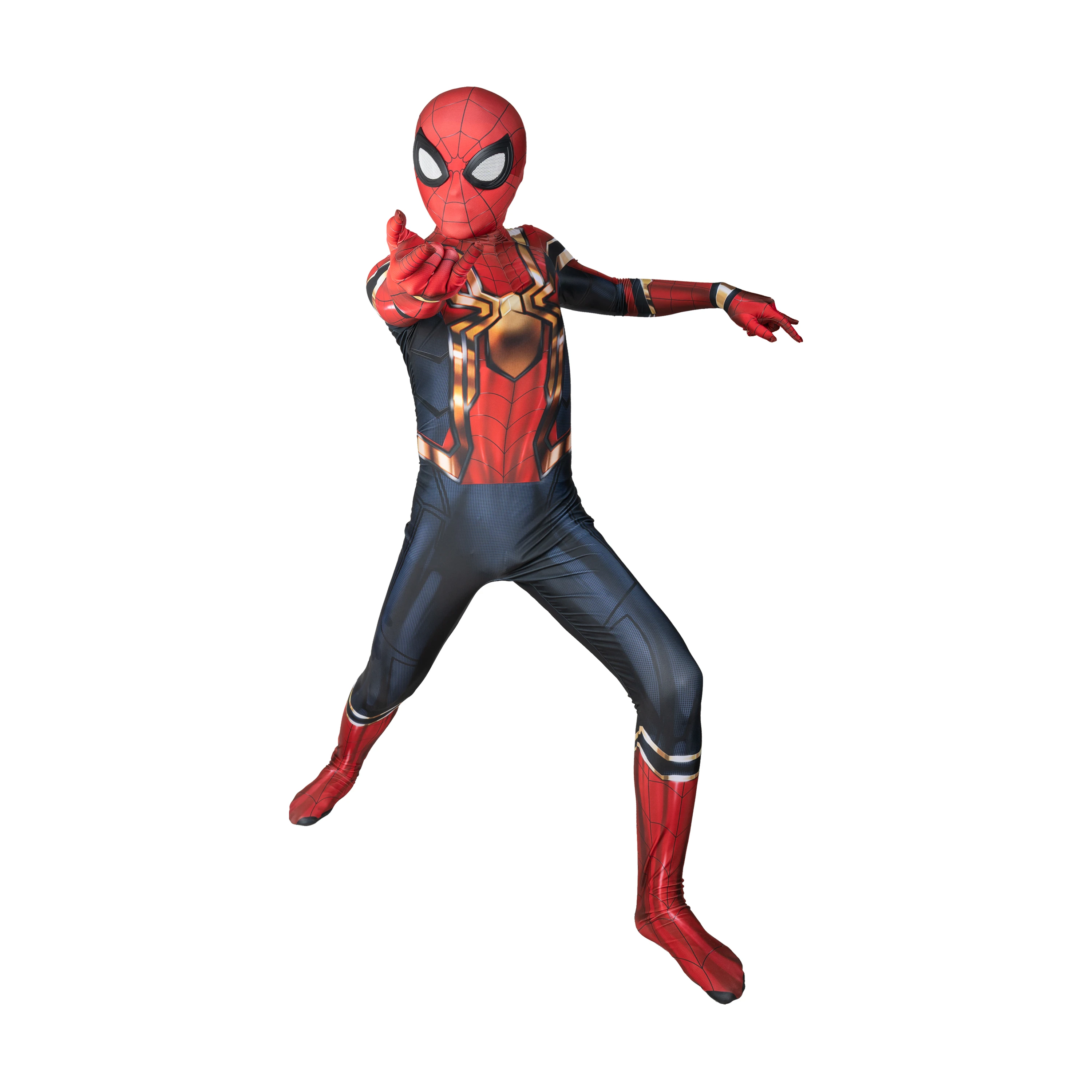 Movies Spider-Man: No Way Home Cosplay Clothes Spiderman Jumpsuits Costumes For Kid and Adult